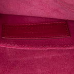 Clutch Ligne Y Clutch Fuchsia Pink Calfskin Leather