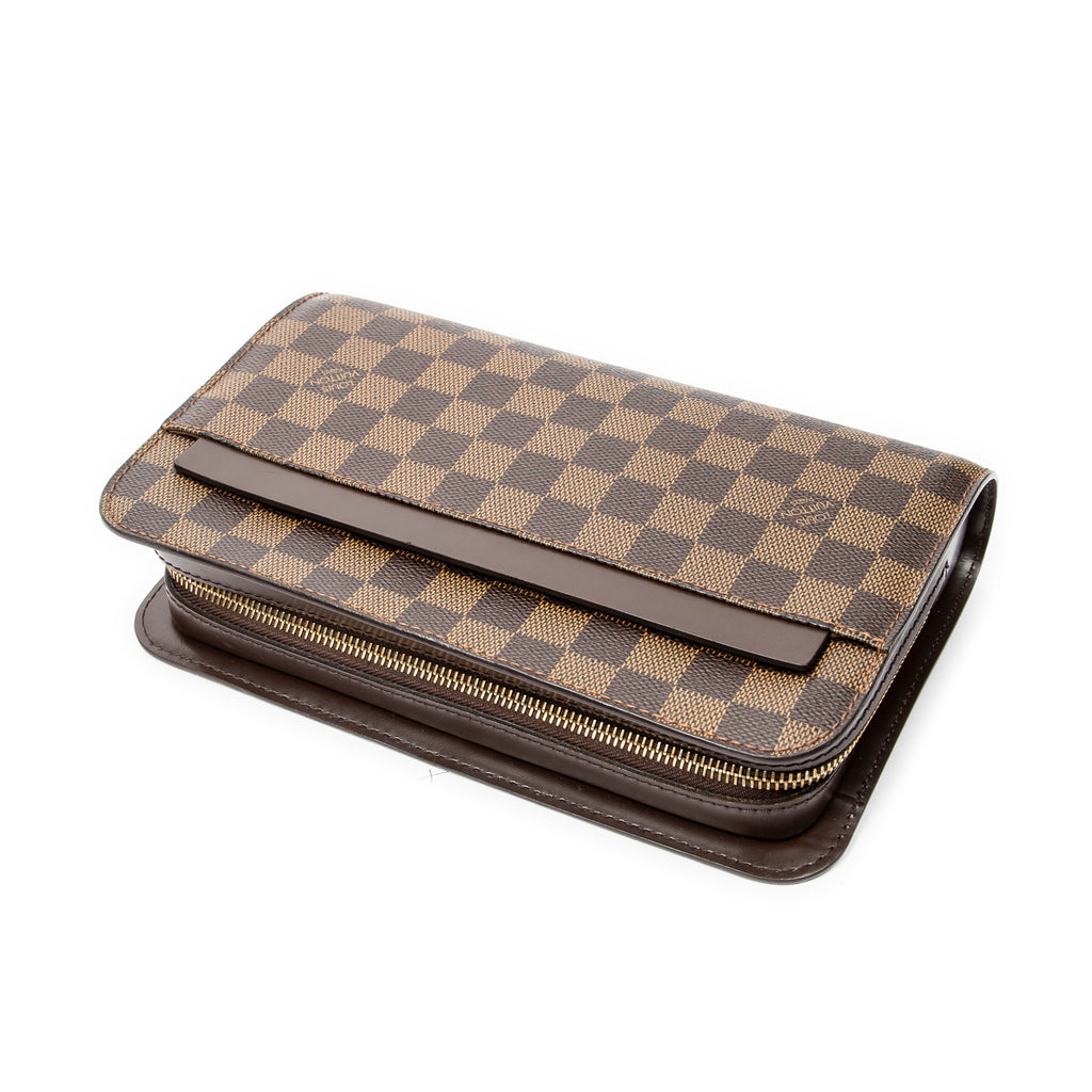 Bolso de mano Saint Louis Bolso de mano marrón Damier Ebene
