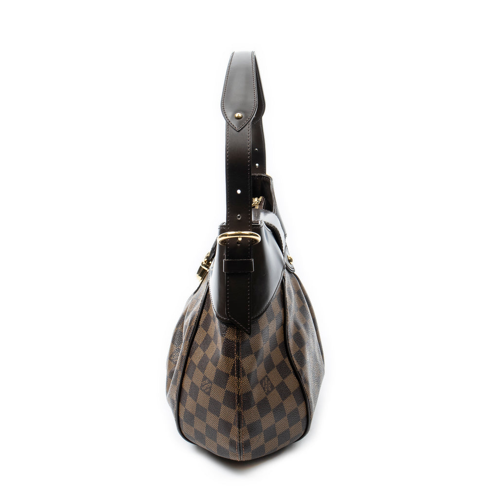 Shoulder Bag Sistina MM Brown Damier Ebene