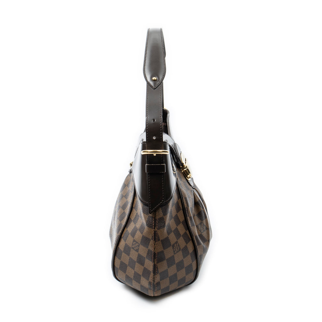 Shoulder Bag Sistina MM Brown Damier Ebene
