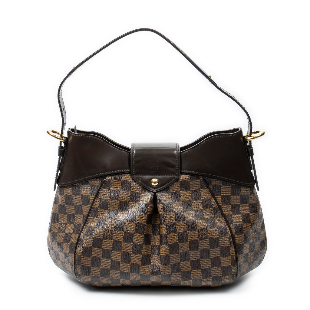 Shoulder Bag Sistina MM Brown Damier Ebene