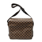 Bolso de hombro Naviglio Damier Ebene Marrón