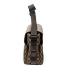 Bolso de hombro Naviglio Damier Ebene Marrón