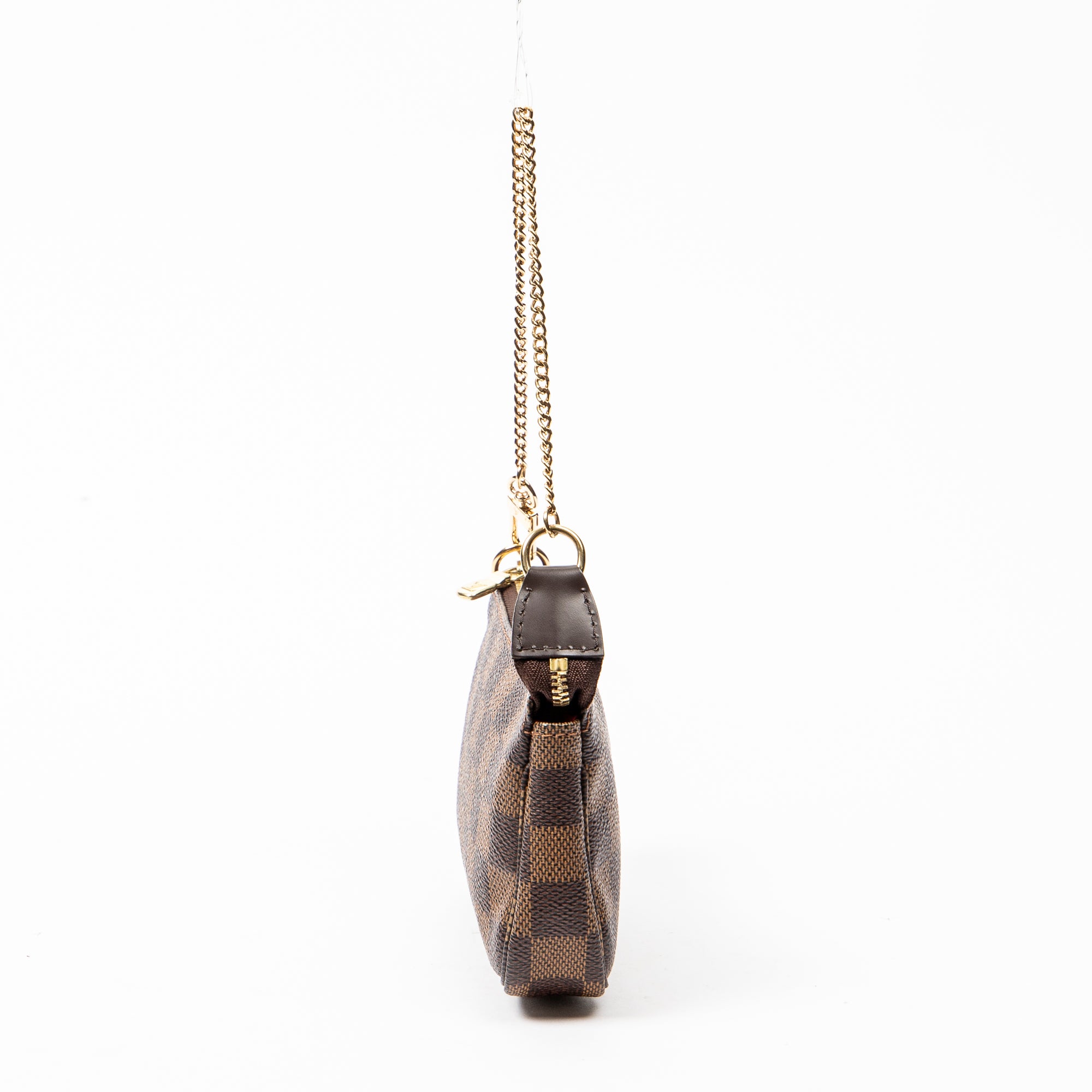 Bolso Mini Pochette Accesorios Damier Ebene Marrón