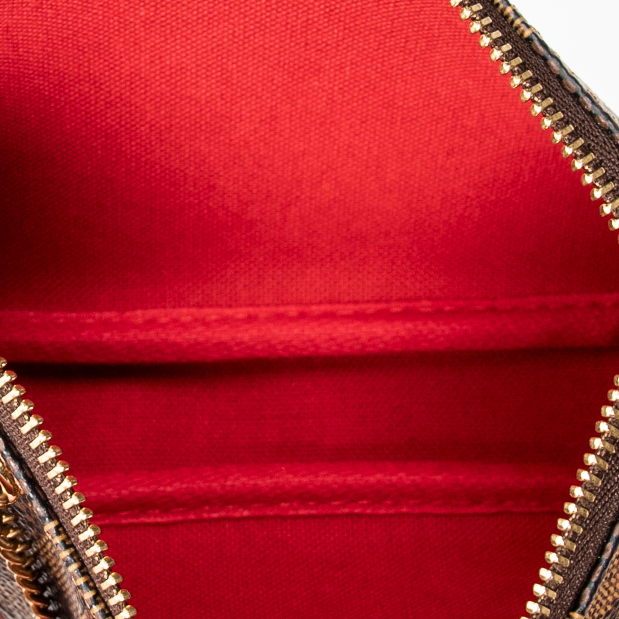 Bolso Mini Pochette Accesorios Damier Ebene Marrón