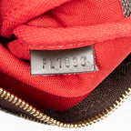 Bolso Mini Pochette Accesorios Damier Ebene Marrón
