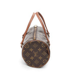 Handbag Papillon 26 Brown Monogram Canvas