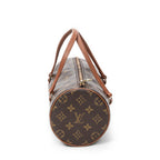 Handbag Papillon 26 Brown Monogram Canvas