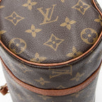 Handbag Papillon 26 Brown Monogram Canvas