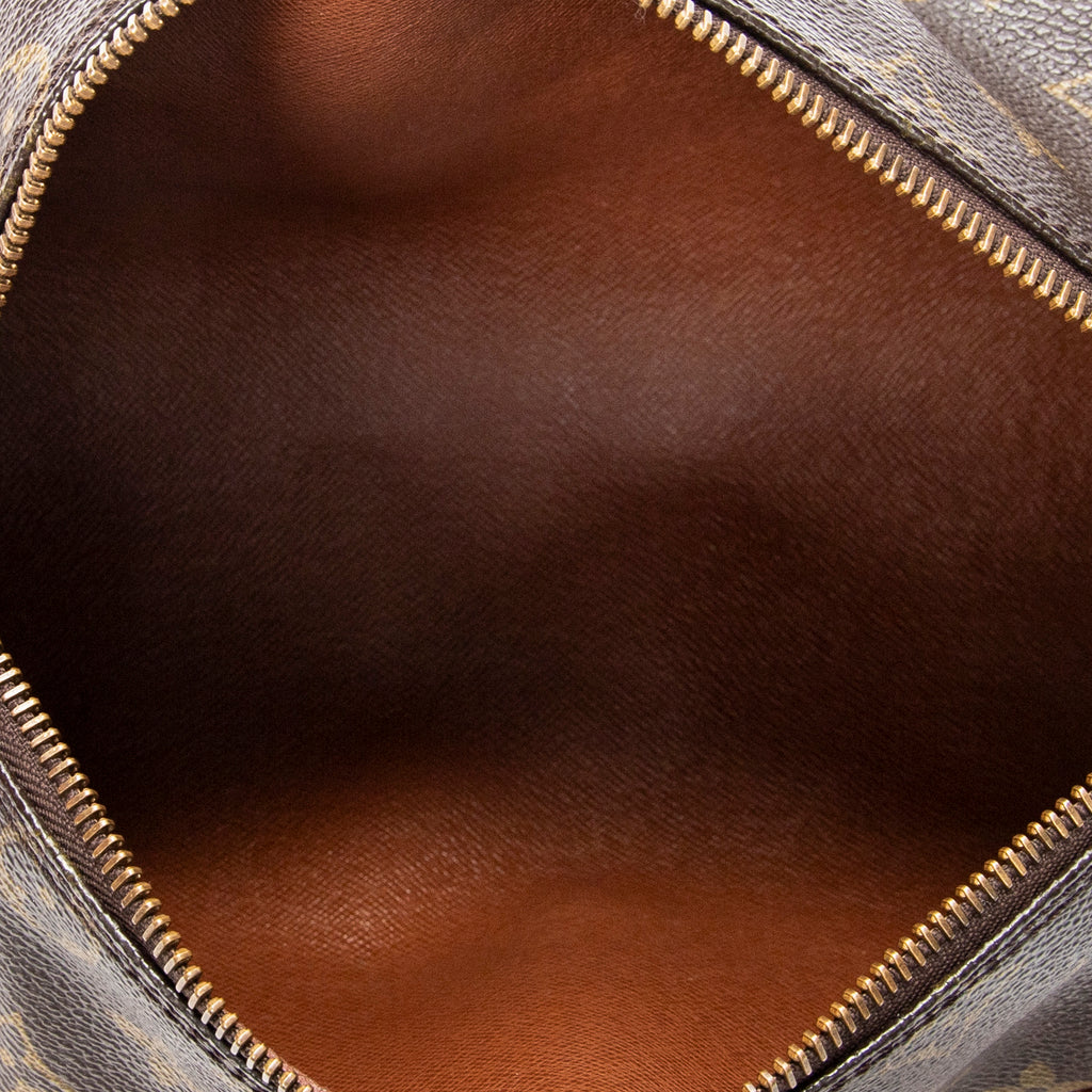 Handbag Papillon 26 Brown Monogram Canvas