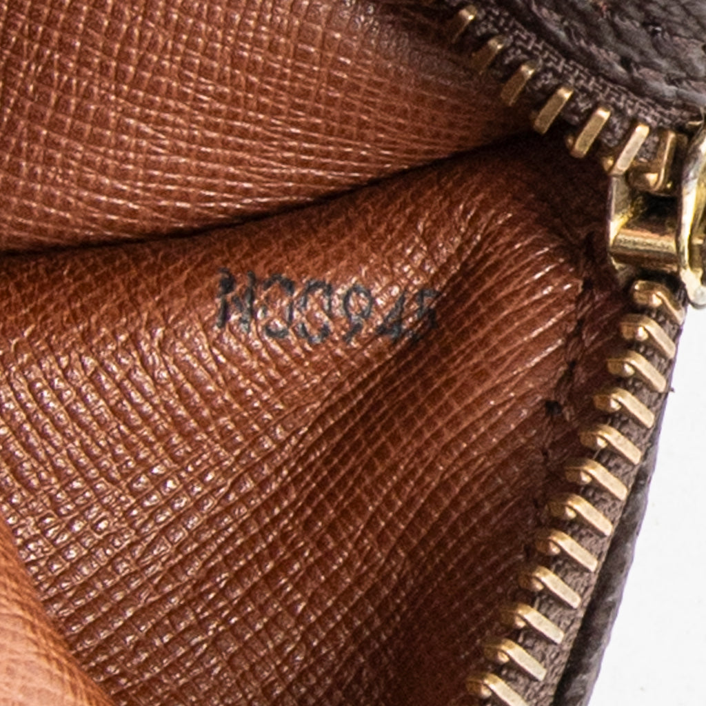 Handbag Papillon 26 Brown Monogram Canvas