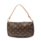 Pouch Pochette Accessoires Brown Monogram Canvas