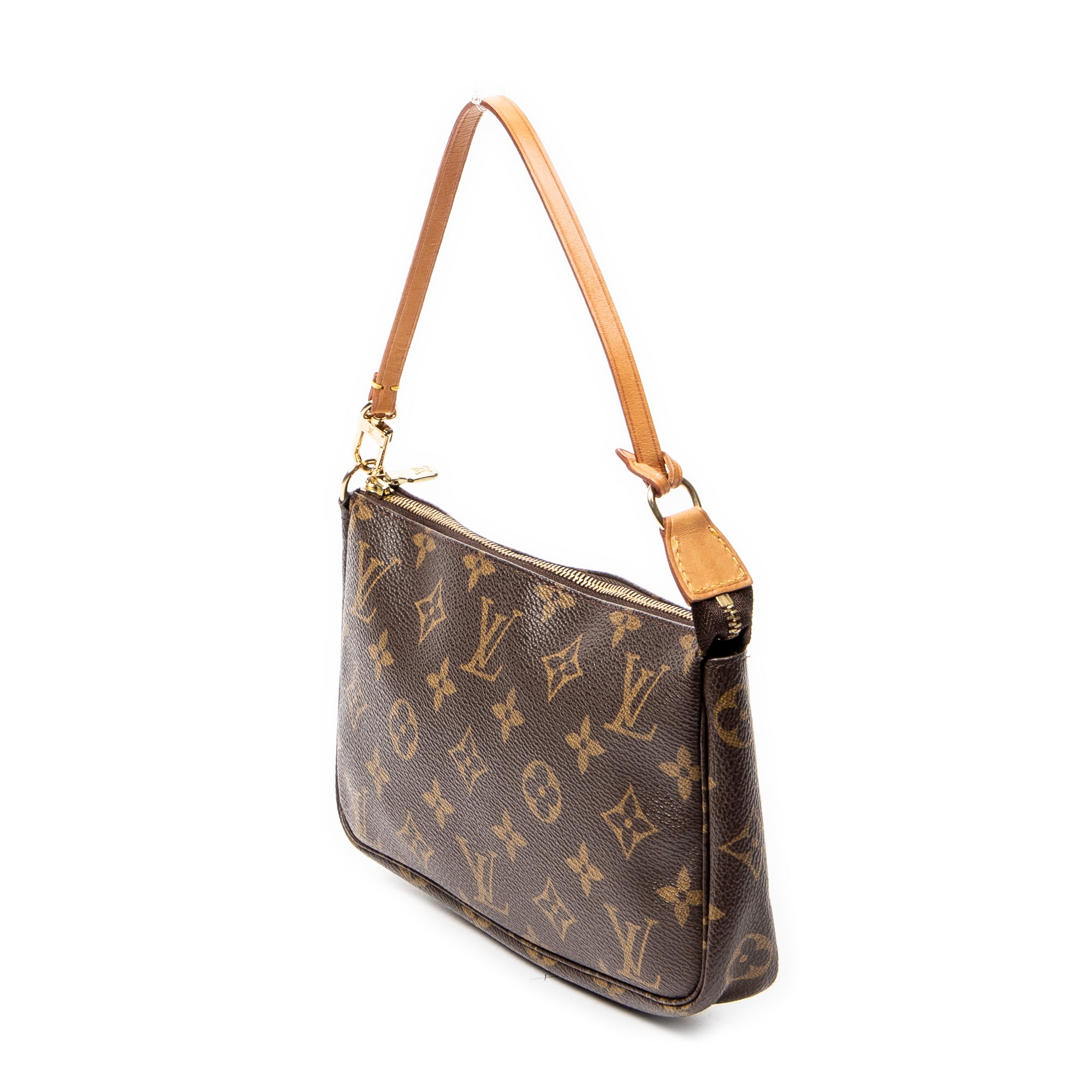 Pouch Pochette Accessoires Brown Monogram Canvas