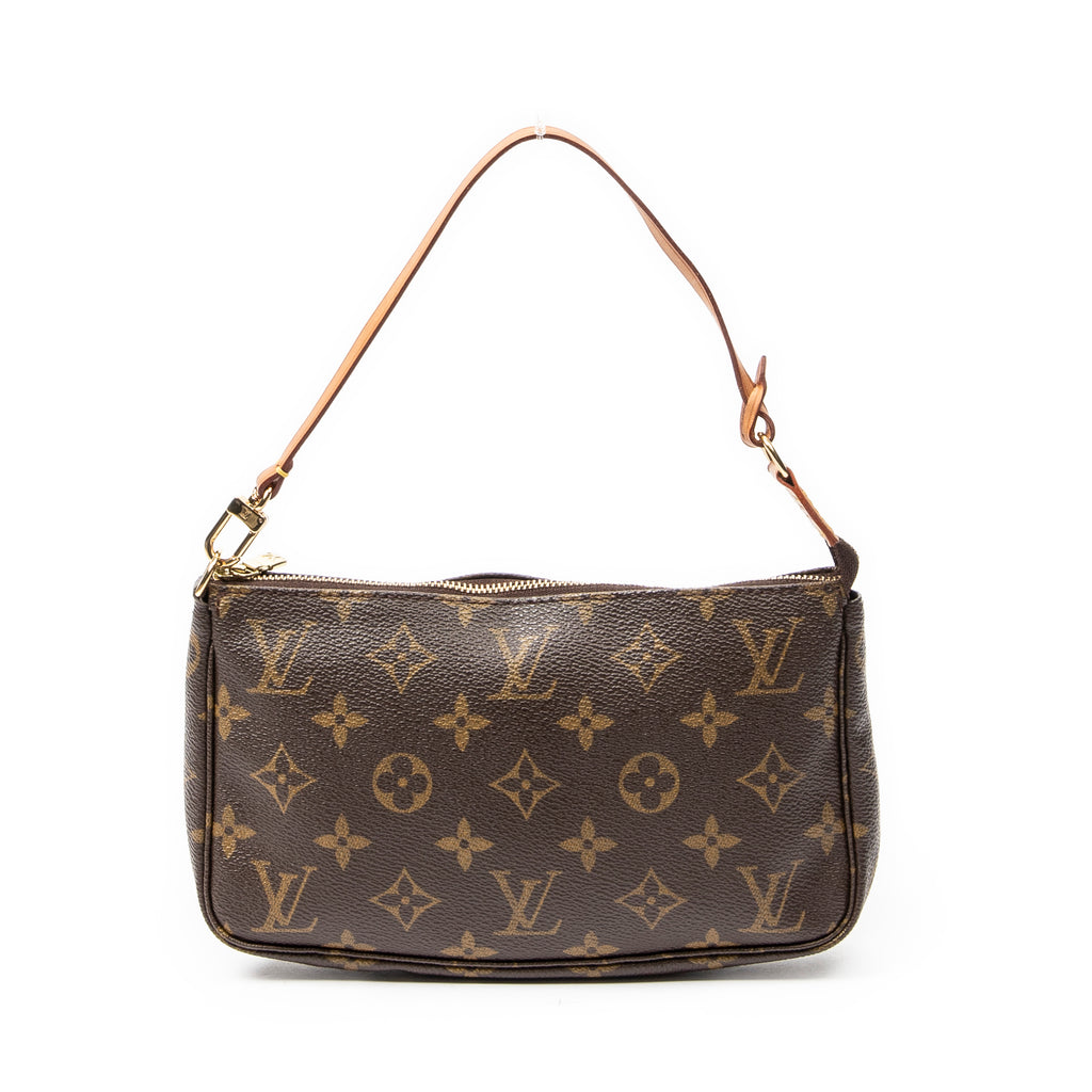 Pouch Pochette Accessoires Brown Monogram Canvas