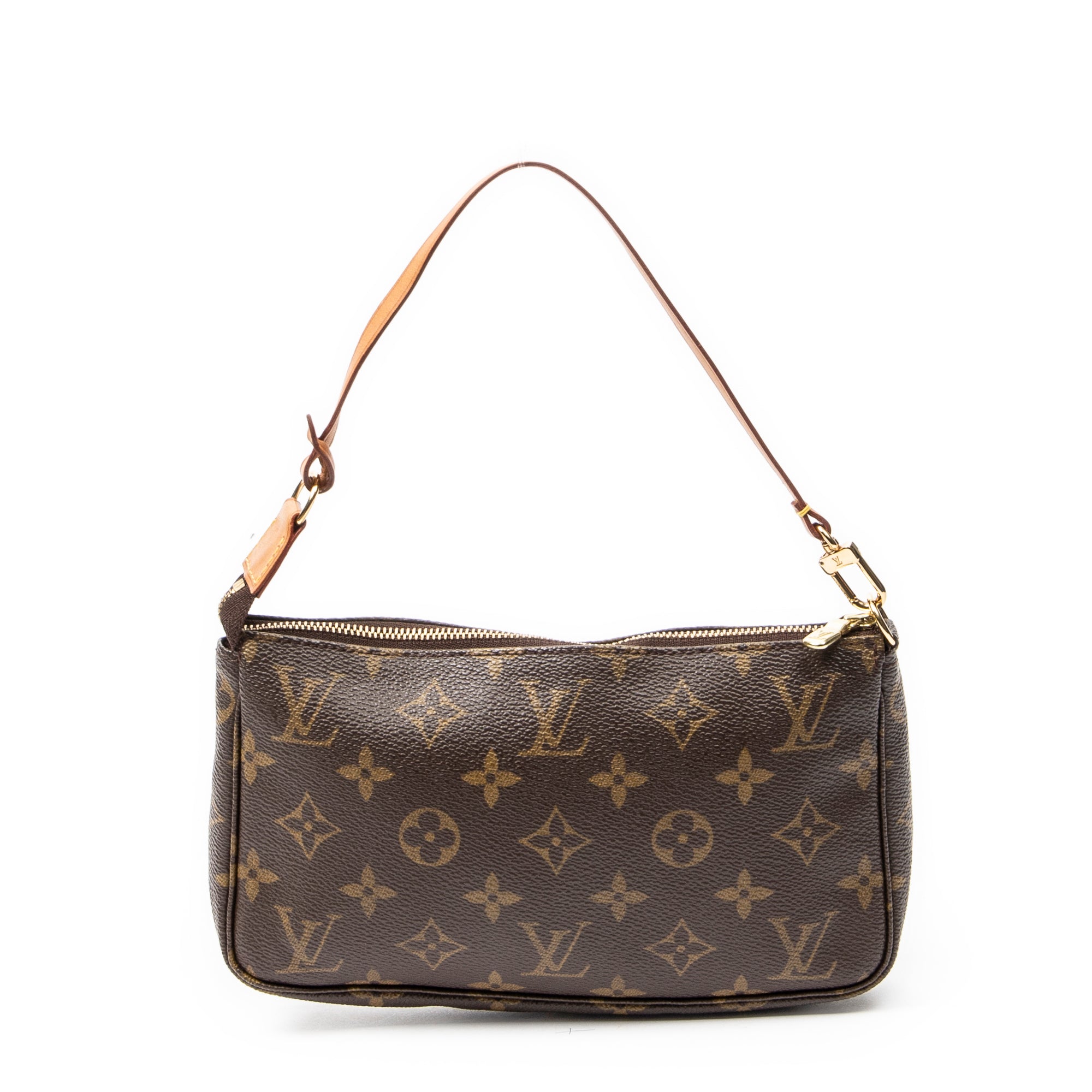 Pouch Pochette Accessoires Brown Monogram Canvas