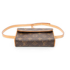 Shoulder Bag Florentine Brown Monogram Canvas