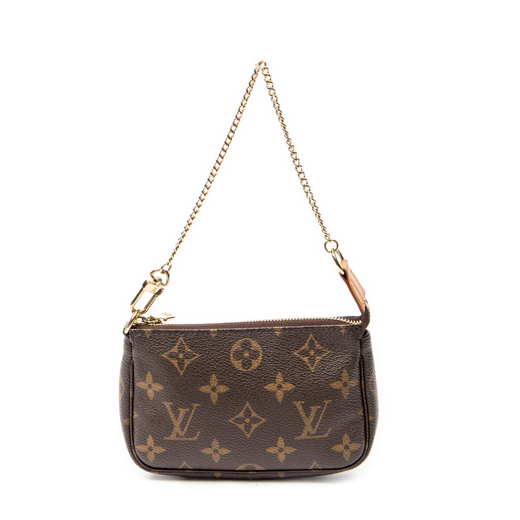 Pouch Mini Pochette Accessoires Brown Monogram Canvas