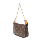 Pouch Mini Pochette Accessoires Brown Monogram Canvas