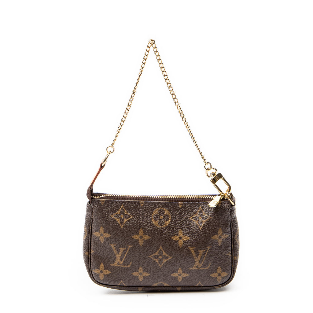 Pouch Mini Pochette Accessoires Brown Monogram Canvas