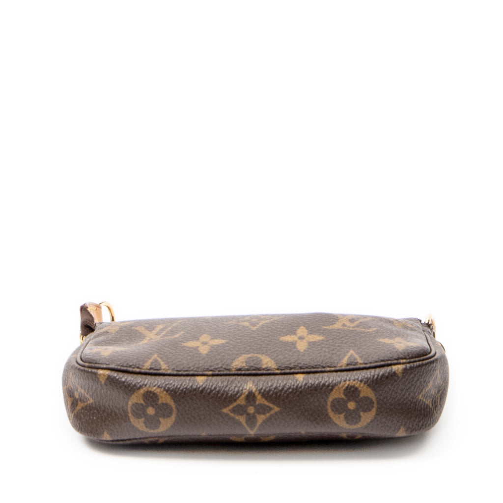 Pouch Mini Pochette Accessoires Brown Monogram Canvas