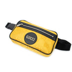 Waist Bag Off The Grid Belt Bag Yellow Monogrammed Nylon Canvas
