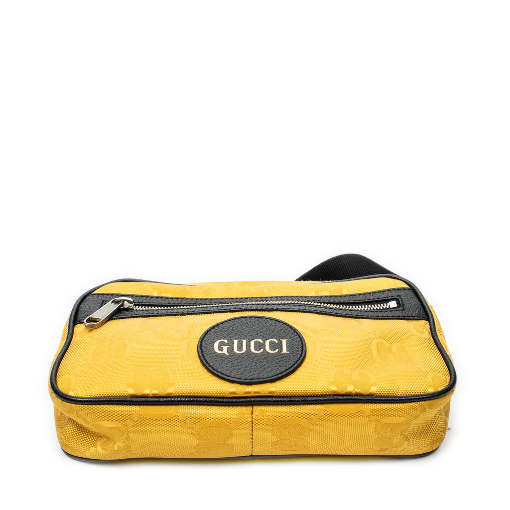 Waist Bag Off The Grid Belt Bag Yellow Monogrammed Nylon Canvas