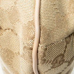 Shoulder Bag Mini Web Zip Crossbody Light Pink Monogrammed Canvas