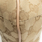 Shoulder Bag Mini Web Zip Crossbody Light Pink Monogrammed Canvas