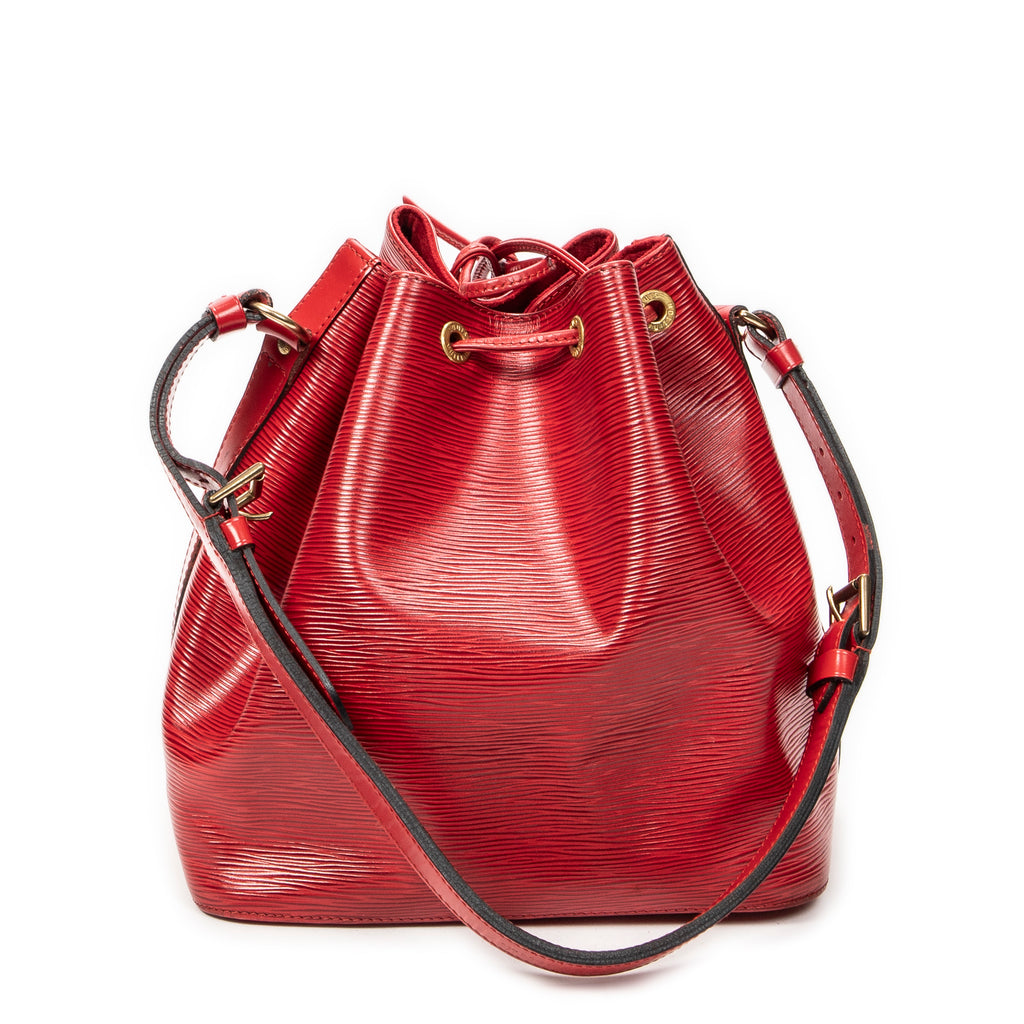 Shoulder Bag Noe PM Red Epi