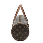 Handbag Papillon 26 Brown Monogram Canvas
