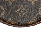 Handbag Papillon 26 Brown Monogram Canvas