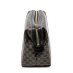 Pouch Vintage Toiletry Pouch Black Macadam Coated Canvas