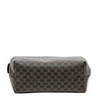 Pouch Vintage Toiletry Pouch Black Macadam Coated Canvas