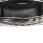 Pouch Vintage Toiletry Pouch Black Macadam Coated Canvas