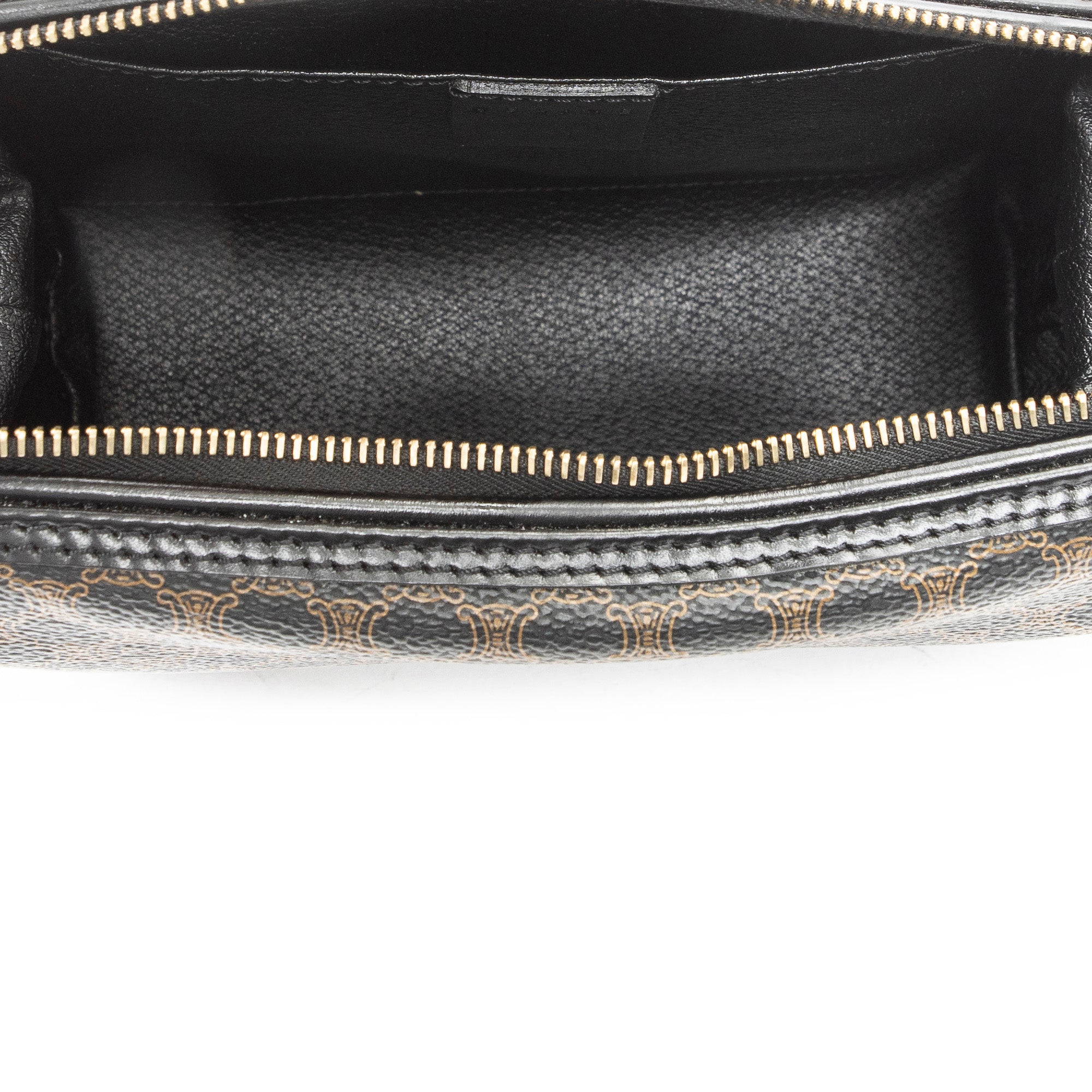 Pouch Vintage Toiletry Pouch Black Macadam Coated Canvas