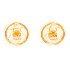 Earrings CC Round Star Clip On Earrings Gold Gold Plated