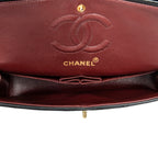 Shoulder Bag Classic Double Flap 23 Black Quilted Lambskin Leather