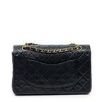 Shoulder Bag Classic Double Flap 26 Black Quilted Lambskin Leather