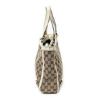 Shoulder Bag Medium Abbey D-Ring Tote Ivory Monogrammed Canvas