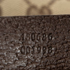 Sac à bandoulière grand rabat messager toile monogrammée marron