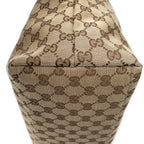 Sac à Bandoulière Web Large Sac à Langer Toile Monogrammée Taupe