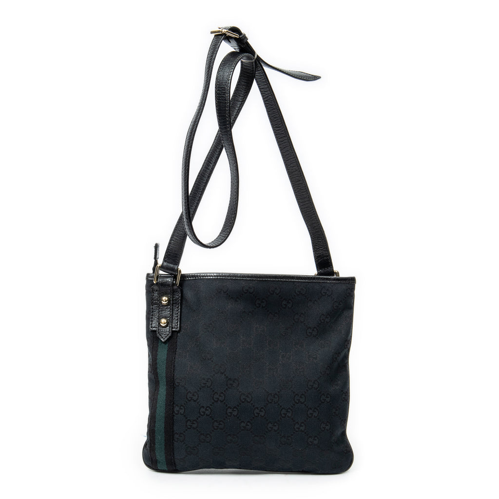 Bolso Bandolera Web Jolicoeur Crossbody Lona Monogram Negra