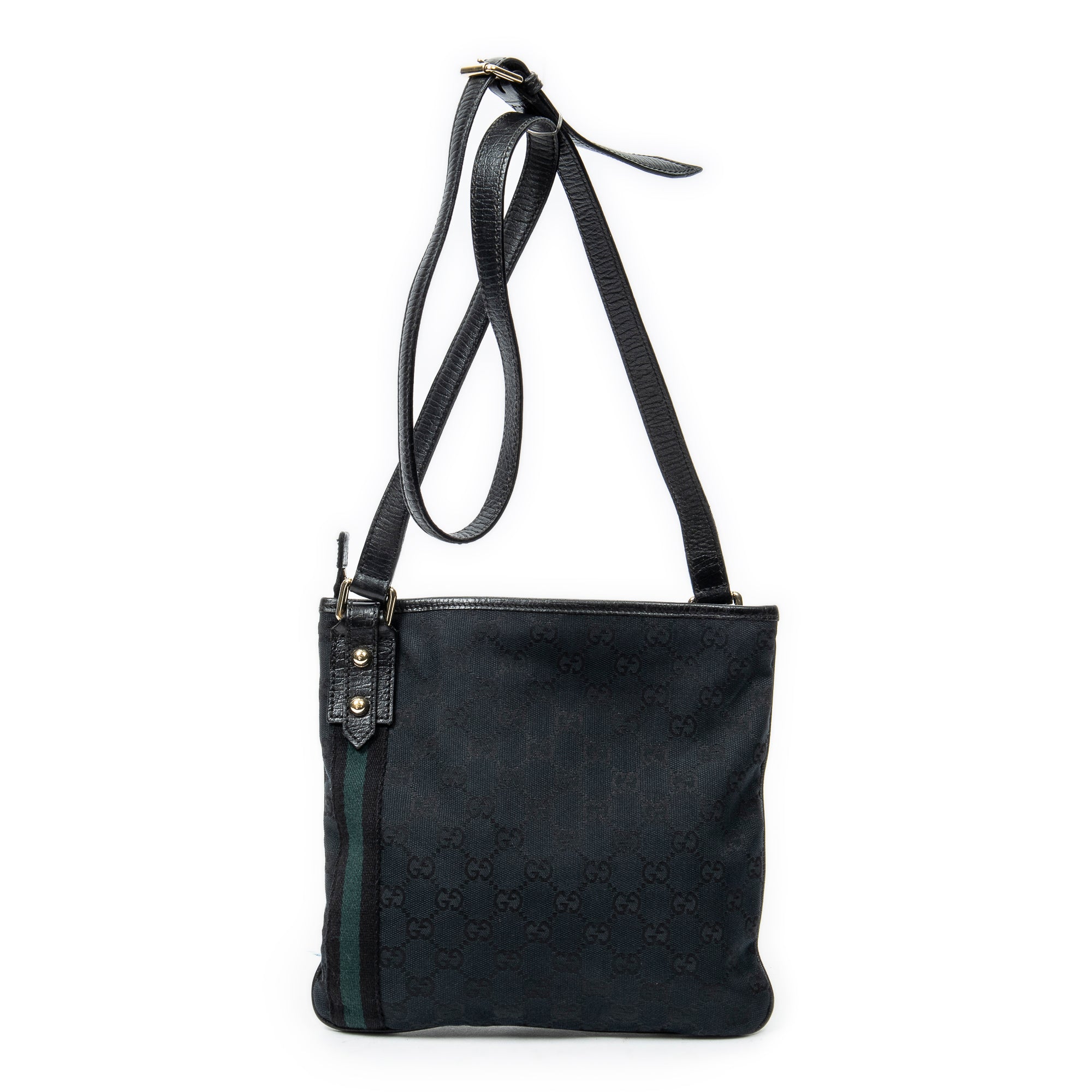 Bolso Bandolera Web Jolicoeur Crossbody Lona Monogram Negra