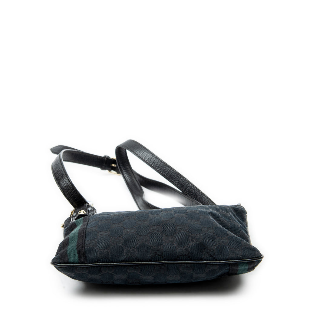 Shoulder Bag Web Jolicoeur Crossbody Black Monogrammed Canvas