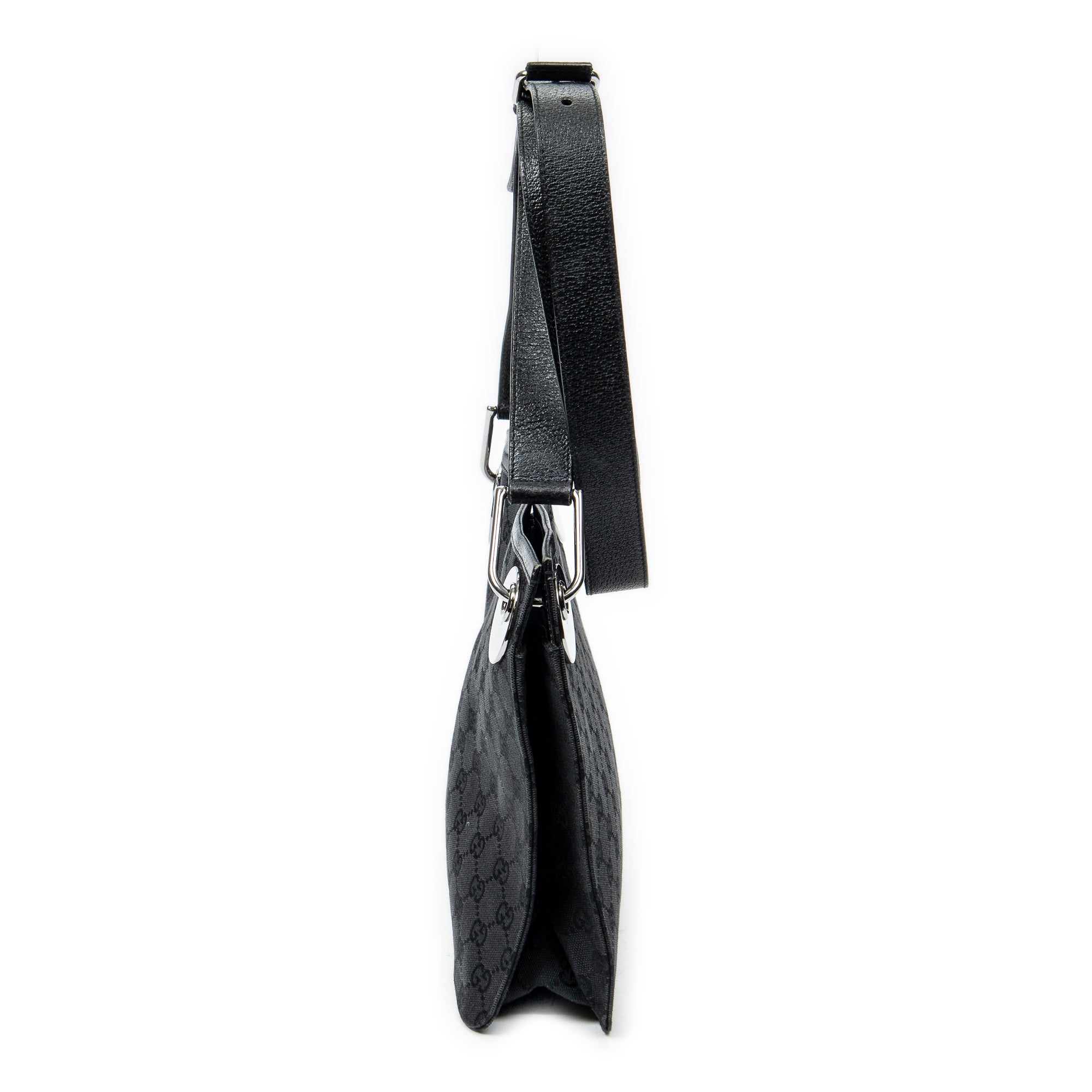 Shoulder Bag Eclipse Square Crossbody Black Monogrammed Canvas