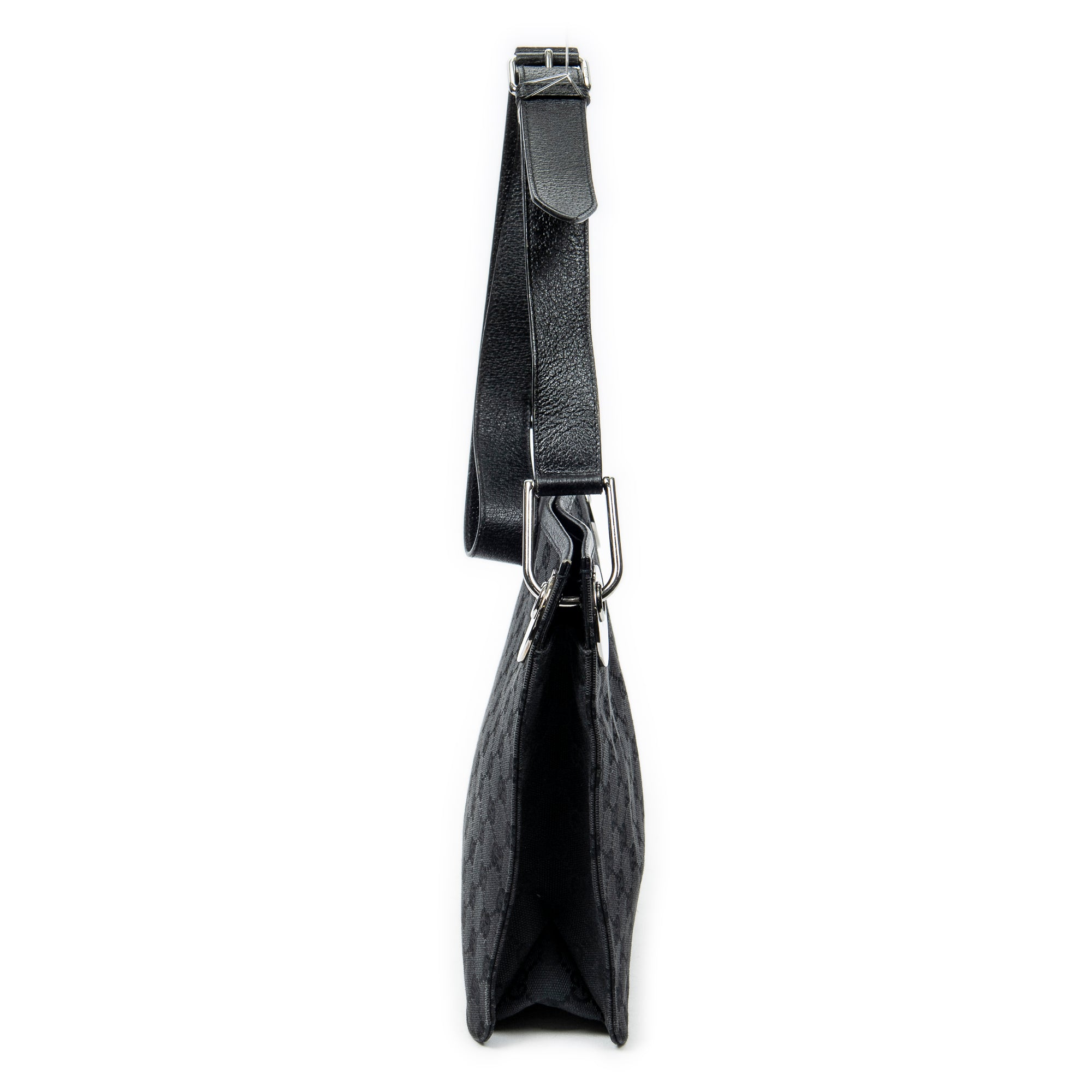 Shoulder Bag Eclipse Square Crossbody Black Monogrammed Canvas