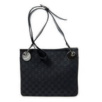 Bandolera Eclipse Square de Lona Monogrammed Negra