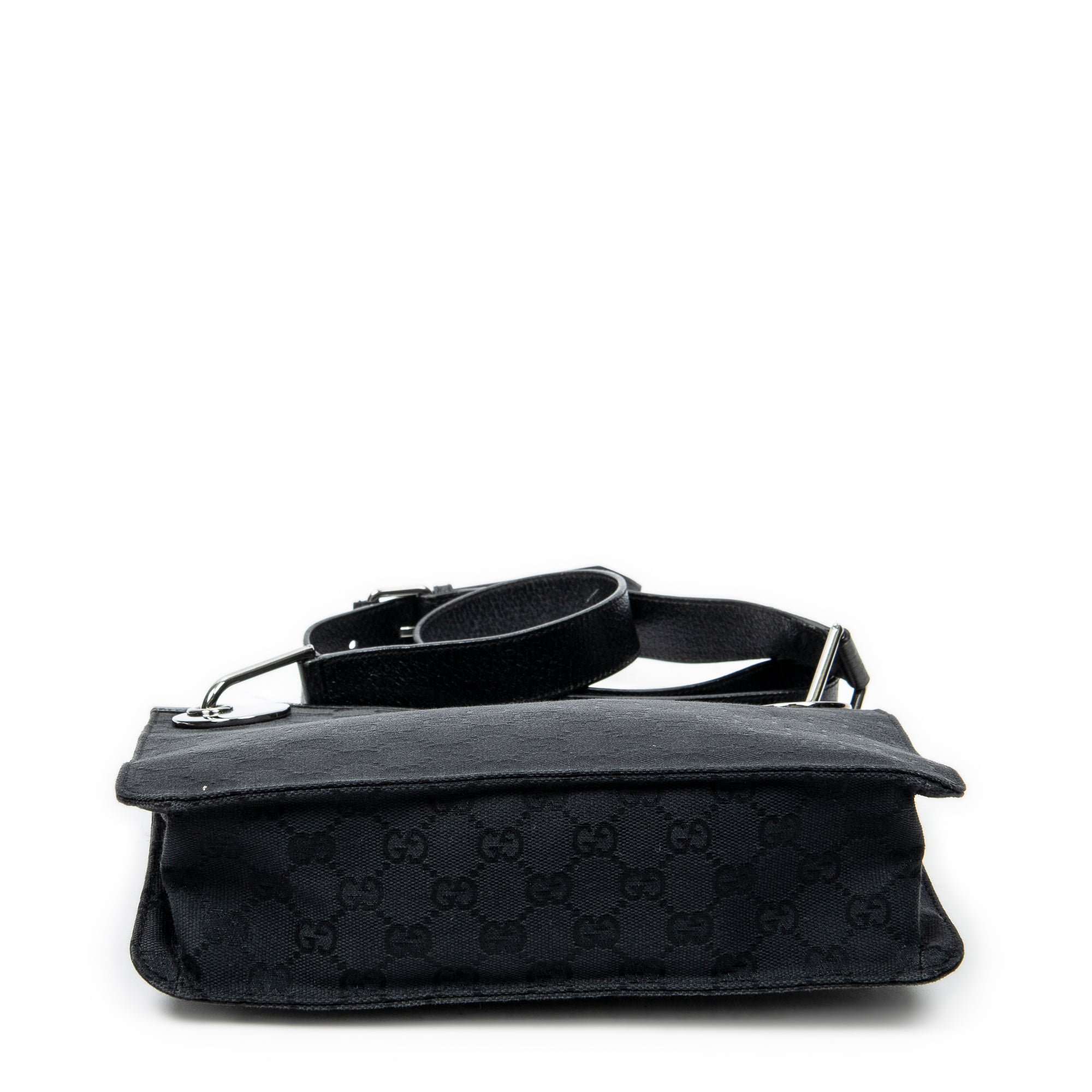 Shoulder Bag Eclipse Square Crossbody Black Monogrammed Canvas
