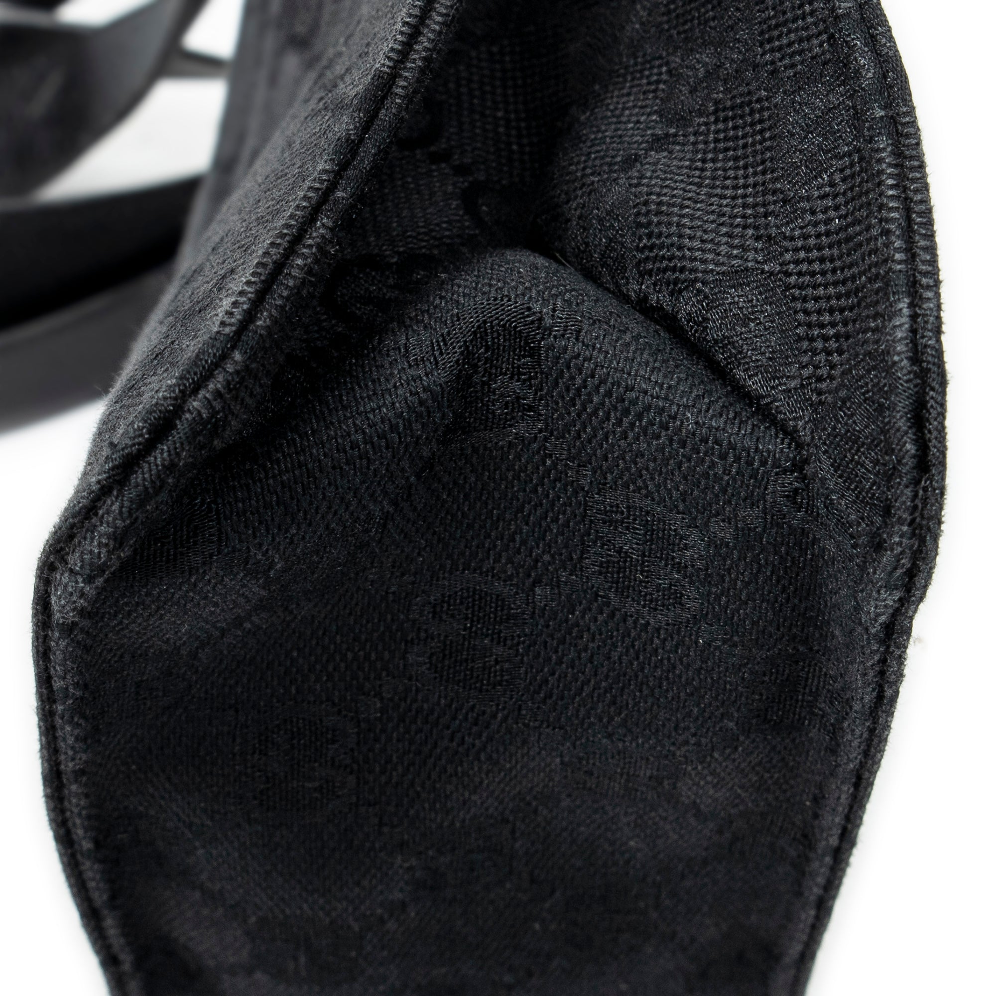 Bandolera Eclipse Square de Lona Monogrammed Negra