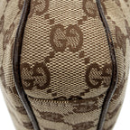 Shoulder Bag Front Pocket Messenger Brown Monogrammed Canvas